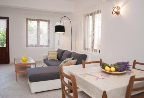 Χώρος καθιστικού στο Apartments Dilk