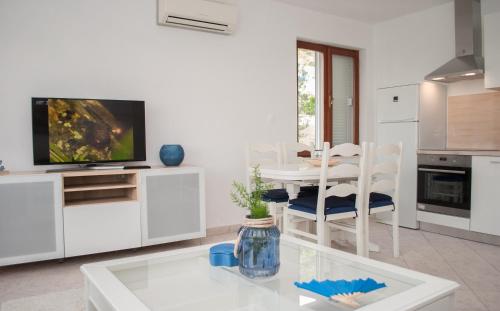 Η κουζίνα ή μικρή κουζίνα στο Apartments Dilk