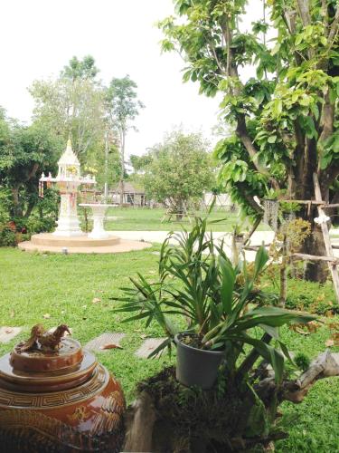 Zahrada ubytování Chiangrai Green Park Resort