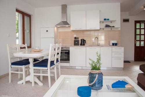 Η κουζίνα ή μικρή κουζίνα στο Apartments Dilk
