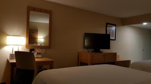 TV o dispositivi per l'intrattenimento presso Holiday Inn Express Saltillo Zona Aeropuerto by IHG