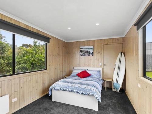 Ένα ή περισσότερα κρεβάτια σε δωμάτιο στο Coastal Comfort 3 Bedroom