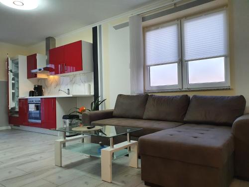 Posezení v ubytování Lucys Haus 2 "am Peeneblick"
