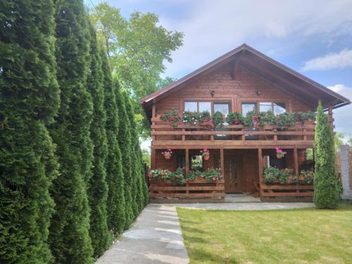 Zahrada ubytování Casa Gherman