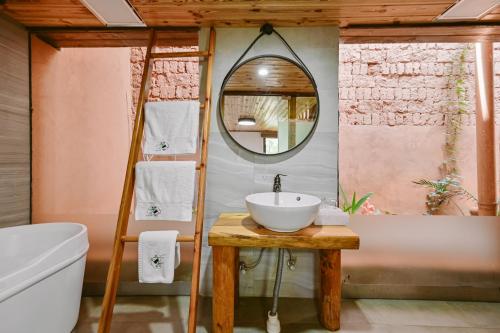 Koupelna v ubytování Chunjian Guesthouse