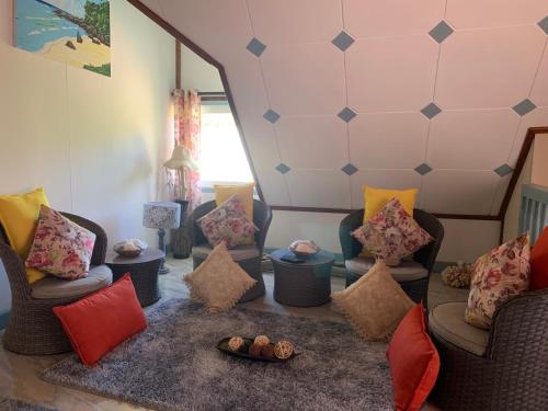 Area soggiorno di Island Bungalow