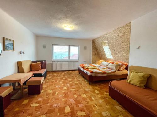 Posezení v ubytování Guest House Privát Štrba