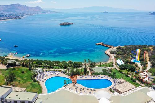 Majoituspaikan Yasmin Bodrum Resort kuva ylhäältä päin