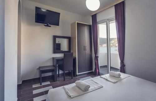 Apartments Atlantisにあるベッド