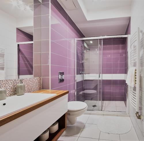 Kúpeľňa v ubytovaní Apartman Rubin