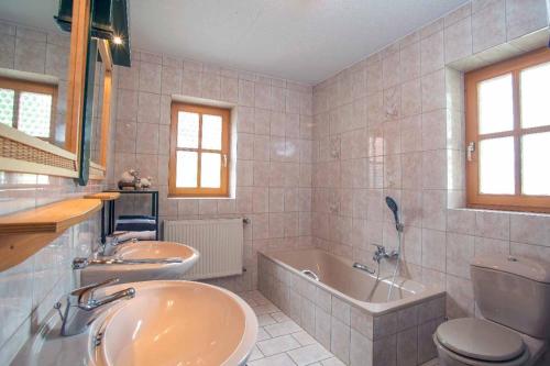 Koupelna v ubytování Ferienwohnung Miedl