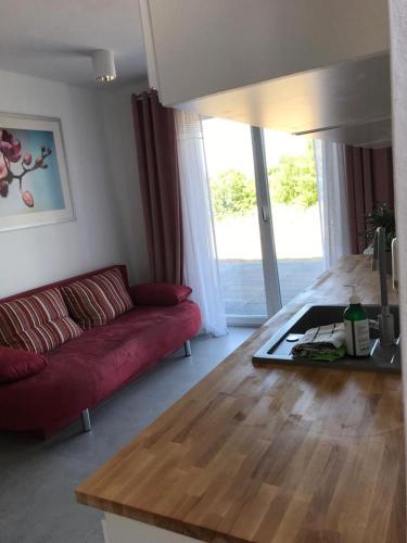 Χώρος καθιστικού στο Apartamenty Gietrzwałd