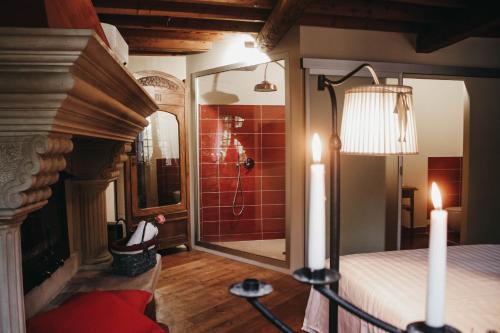 Koupelna v ubytování B&B BAGOLARI