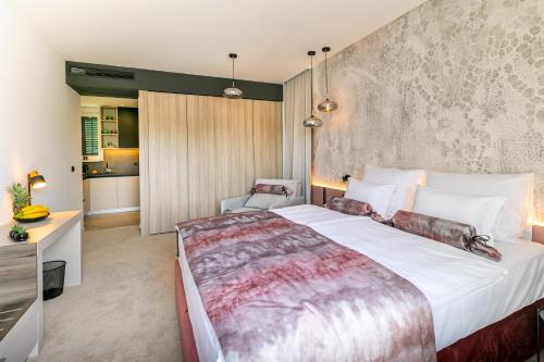 Postel nebo postele na pokoji v ubytování Luxury rooms il Ponte Trogir II