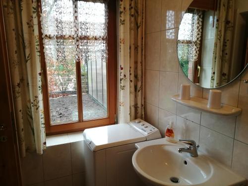 Koupelna v ubytování Ferienwohnung an der Elbe