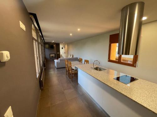 Kjøkken eller kjøkkenkrok på Apartaments Parapent Fly Escales