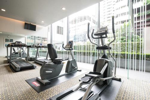 
The fitness center and/or fitness facilities at Holiday Inn Express Bangkok Sathorn, an IHG Hotel - SHA Plus Certified
