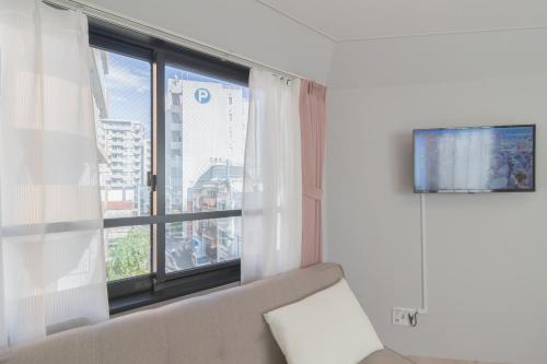 TV a/nebo společenská místnost v ubytování japan house edogawabashi