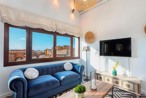 Et tv og/eller underholdning på Genteel Home Carmen del Ciprés