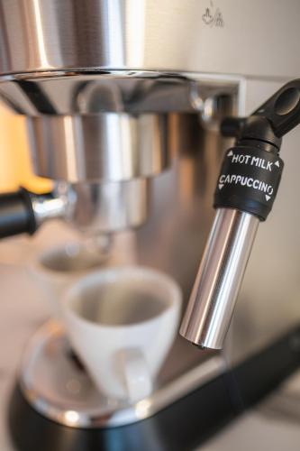 Kemudahan buat kopi dan teh di Historische Wohnung mit gehobenem Ambiente