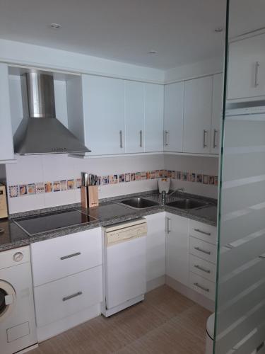 Kuchyň nebo kuchyňský kout v ubytování Apartamento Acantilados vistas Mar