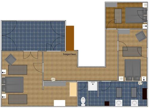 Κάτοψη του KRACHER Ferienhaus No 2 - inklusive Pool