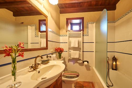 Et badeværelse på Casa Ana