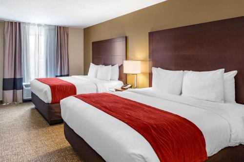 Кровать или кровати в номере Comfort Inn & Suites Tooele-Salt Lake City