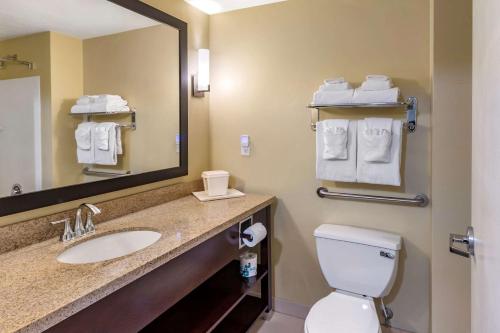 Vonios kambarys apgyvendinimo įstaigoje Comfort Inn & Suites Tooele-Salt Lake City