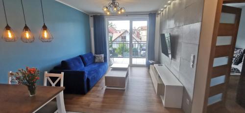 Χώρος καθιστικού στο Zjawiskowy Apartament Bel Mare Parking Basen