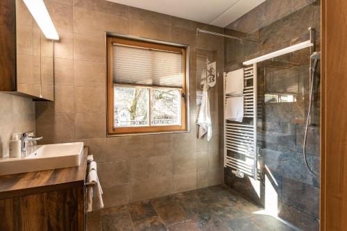 A bathroom at Hotel Hochfilzer