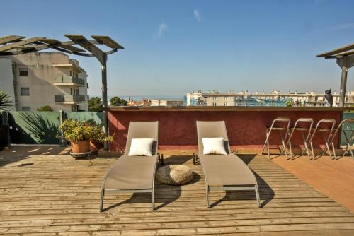 A balcony or terrace at Los Condes Penthouse by Hello Homes Sitges