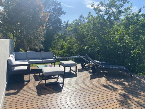 Κήπος έξω από το Alynes 2 Villa individuelle, piscine, spa, sauna panoramique