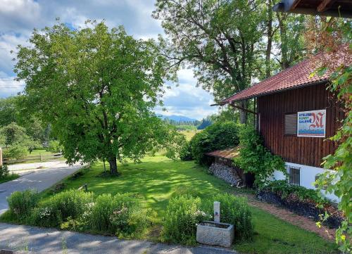 Κήπος έξω από το Marxhof Seebruck am Chiemsee
