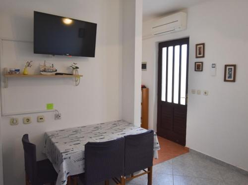TV a/nebo společenská místnost v ubytování Apartment Murva