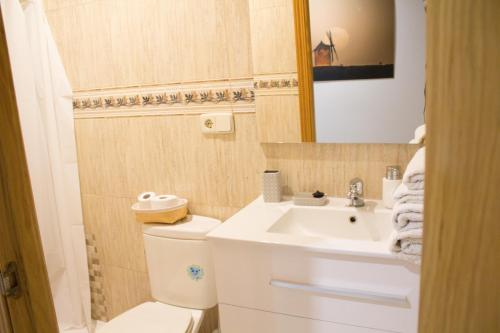 Koupelna v ubytování Apartamento Vistas molineras