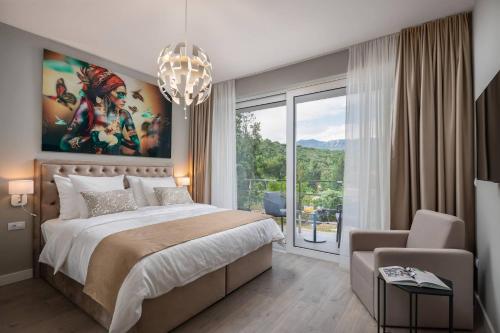 Postel nebo postele na pokoji v ubytování Villa Buddha Bay