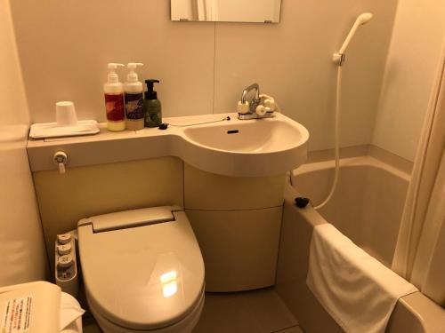 Ванная комната в Hotel Higashihiroshima Hills Saijo