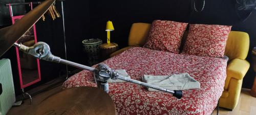 Posteľ alebo postele v izbe v ubytovaní La suite musicale