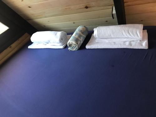 Кровать или кровати в номере Patara Bungalov Houses 1
