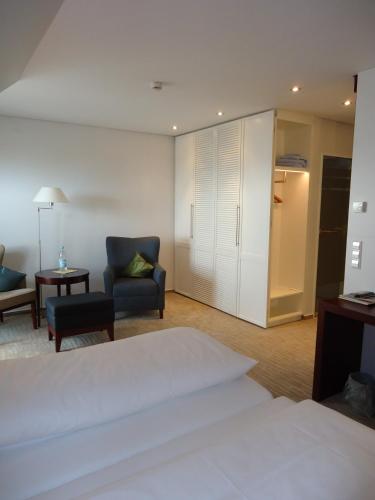 Akzent Hotel Löwenにあるベッド