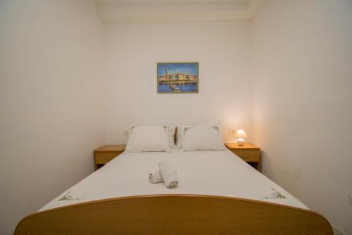 Posteľ alebo postele v izbe v ubytovaní Apartments Manuela - Baška Voda