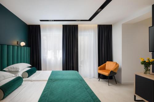 Postel nebo postele na pokoji v ubytování Luxury rooms Unicus I, II, IV