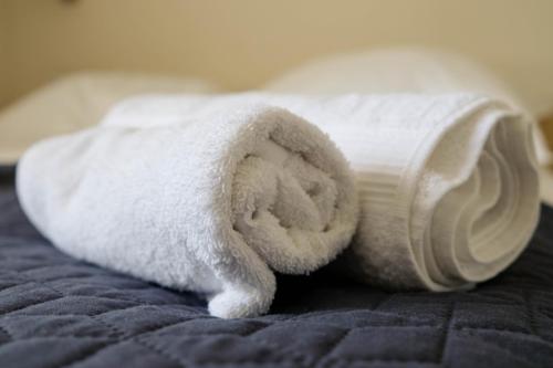 Postel nebo postele na pokoji v ubytování Sopot Apartament Aquarius