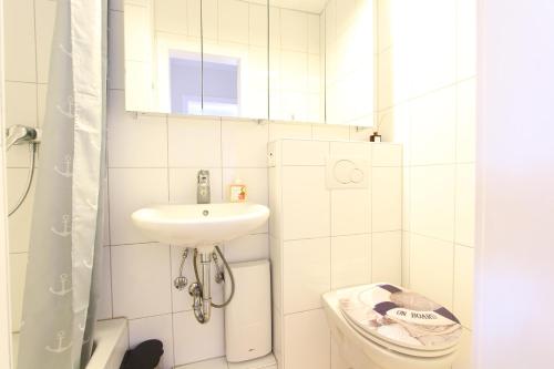 Koupelna v ubytování Ostlandstraße 25 Whg 1 EG
