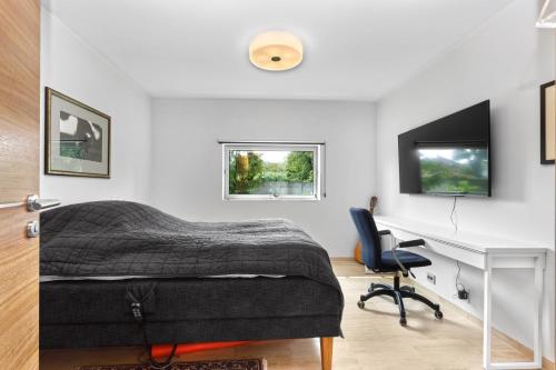 TV/trung tâm giải trí tại Stavanger Forum Apartment