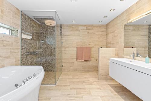 Phòng tắm tại Stavanger Forum Apartment