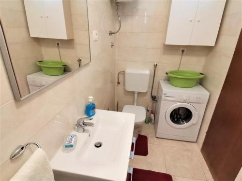 Koupelna v ubytování Apartment Vidovic
