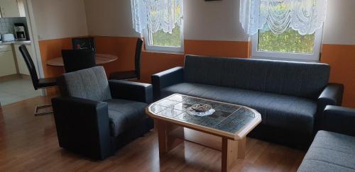 Un lugar para sentarse en Ferienwohnung-Ketzin im OT Brückenkopf