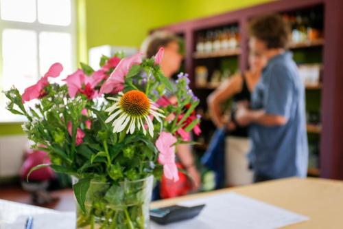 Tetamu yang menginap di Ferienwohnung in der Ciderwirtschaft